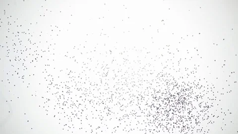 Slowly falling small particles, spreading glitter. Stock Footage 122052455