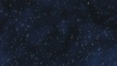 Slowly falling snow on a dark background. Stock Footage 255462529