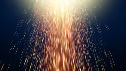 Slowly Falling Sparks 動画素材 332543759
