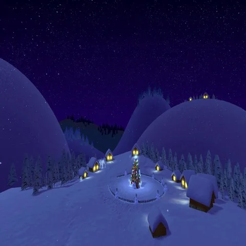 Slowly fly up to the Christmas tree. Stock-Footage 69497843