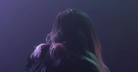 Slowly grooving in a club Stock Footage 97515341