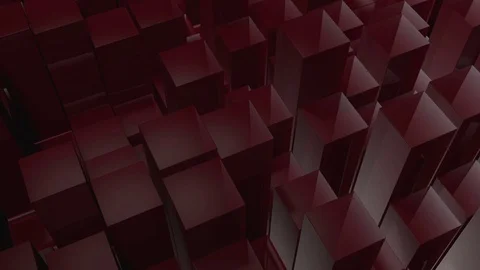 Slowly moving blocks, as background, loopable with playing forward and backward Stock Footage 84778467