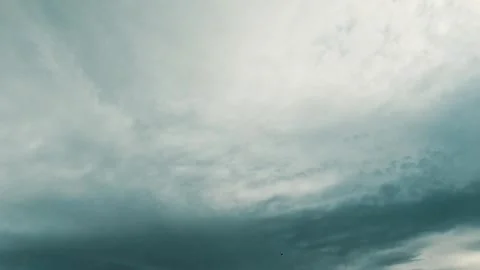 Slowly Moving Clouds In The Moody Sky Transition Stock Footage 339972137