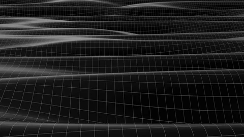 Slowly moving dark surface. infinity loop 3d animation Stock Footage 116905747