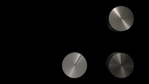 Slowly Moving Knobs as Background (3d rendering) Stock Footage 84778531