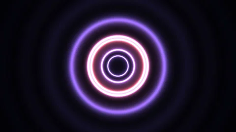 Slowly Pulsing Hal Central Light Ringlight Glower Stock Footage 139735593