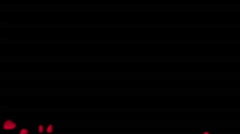 Slowly Spinning 3D Hearts Rising Up Vídeos de archivo 59659570