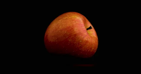Slowly turning Apple Stock Footage 153647652