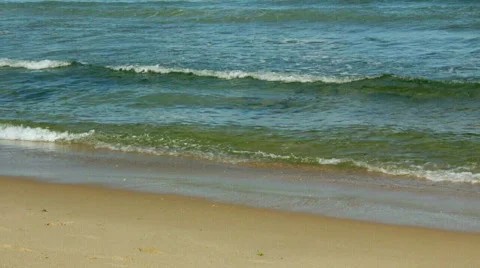 Slowly Wave Stock Footage 717588