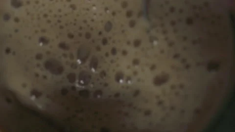 Slowmo coffee foaming (24p) Stock Footage 137293560
