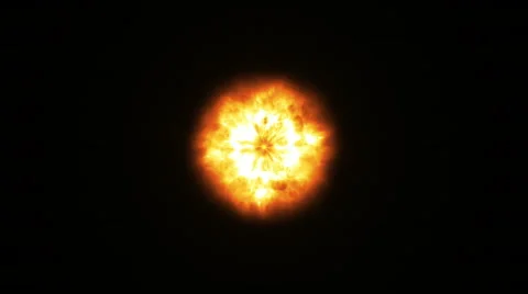 SlowMo Fireball Explosion (24ps) Video stock 40475098