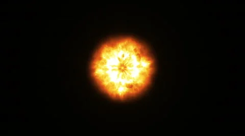 SlowMo Fireball Explosion (25ps) Stock Footage 40475105