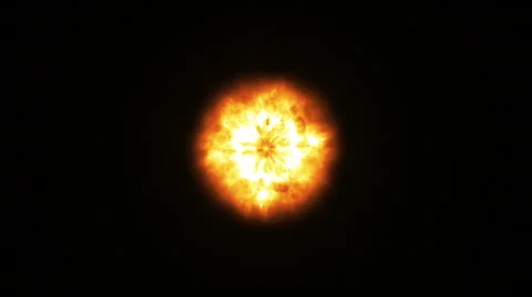 SlowMo Fireball Explosion (30ps) Stock Footage 40475114