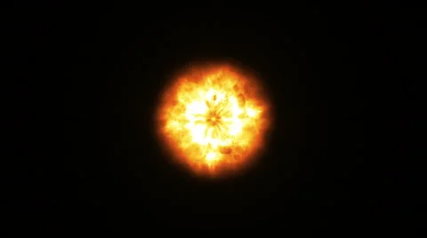 SlowMo Fireball Explosion (60ps) Video stock 40475144