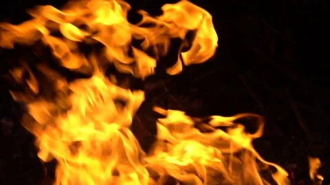 SlowMo flame 1 Stock Footage 79577774