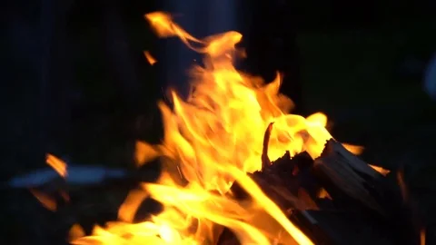 SlowMo flame sparks Stock Footage 79577709