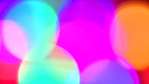 Slowmotion abstract bokeh lights Stock Footage 256242636