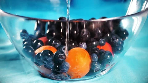 Slowmotion of the berrys Stock Footage 92650127