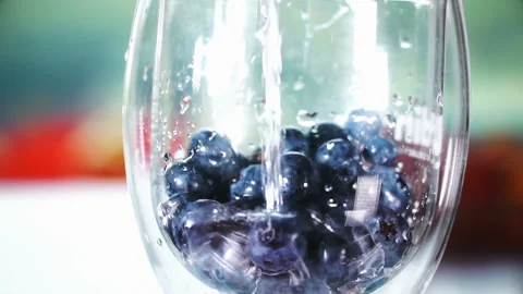 Slowmotion of the berrys Stock Footage 92650139