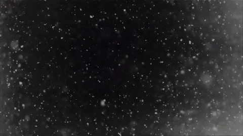 Slowmotion black background snow falling  Видео 84492427