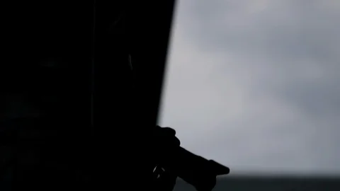 Slowmotion camera sillhouette Stock Footage 115582405