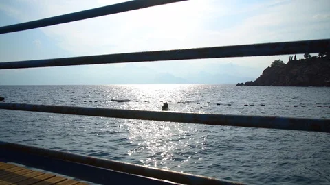 Slowmotion. A canoe trip on the river in the summer. Stock Footage 95148657
