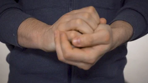 Slowmotion Cleaning Hands Routine Stock Footage 128154594