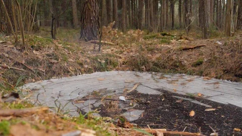 Slowmotion of exploding ice. 動画素材 104434900