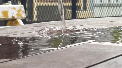 Slowmotion of falling water Stock-Footage 243289997
