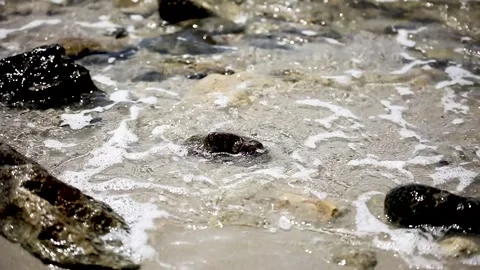 Slowmotion image of sea and waves Video stock 145794622