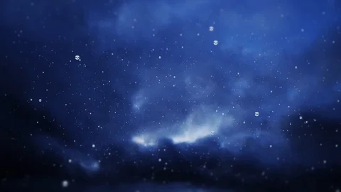 Slowmotion rain from strom clouds Stock Footage 101146590