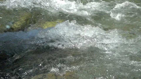 Slowmotion River Flow Stock Footage 78001048