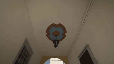 Slowmotion shot of Clocktower on Hydra Island Stock Footage 71920870