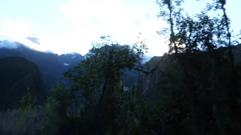 Slowmotion shot, Road to Machu Pichu , Peru Full HD Stock Footage 163333180