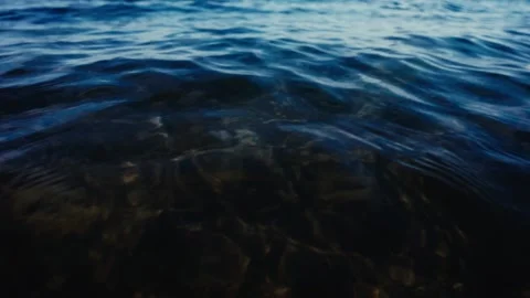 Slowmotion water surface Stock Footage 241557729