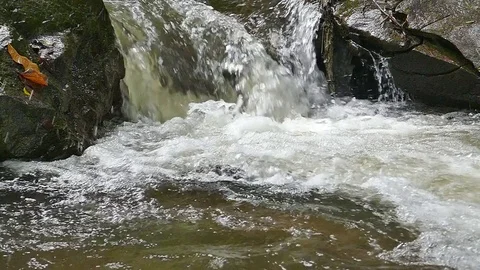 Slowmotion water surface movement. Stock Footage 78734241