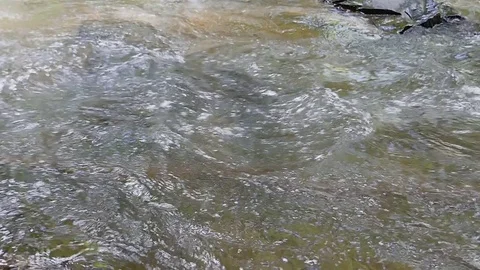 Slowmotion water surface movement. Stock Footage 78734269