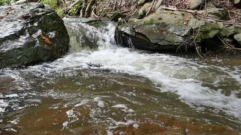 Slowmotion water surface movement. Stock Footage 78734354
