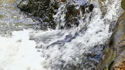 Slowmotion water surface movement. Stock Footage 78734677