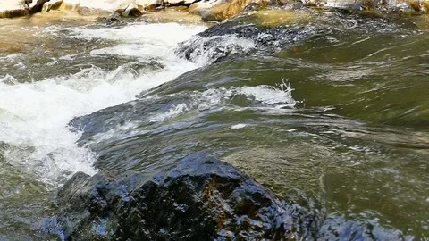 Slowmotion water surface movement. Stock Footage 78734753