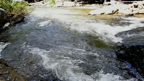 Slowmotion water surface movement. Stock Footage 78736073