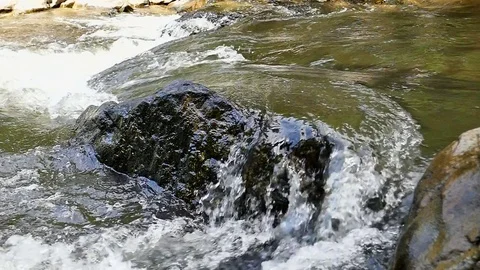 Slowmotion water surface movement. Stock Footage 78737831