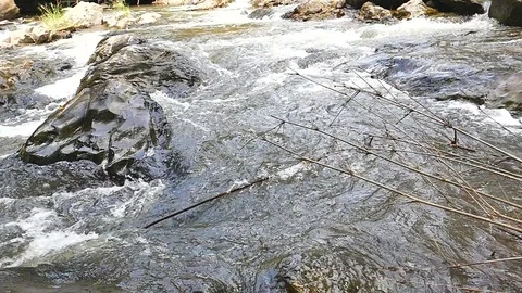 Slowmotion water surface movement. Stock Footage 78752364