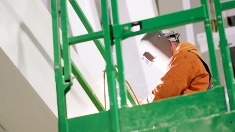 Slowmotion Welding Stock Footage 229654081