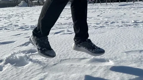 Slowmotion Winter activities action Stock Footage 165563077