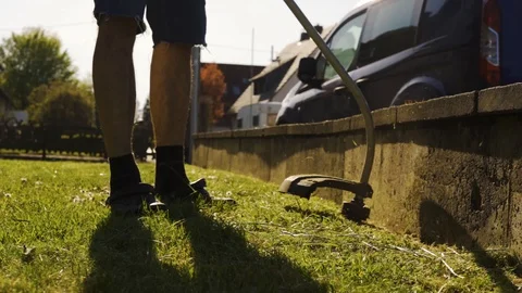 Slowmotion Work In The Garden Stock Footage 128189034