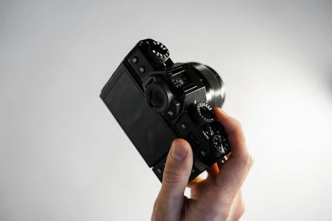 SLR and mirrorless camera Stock Photos