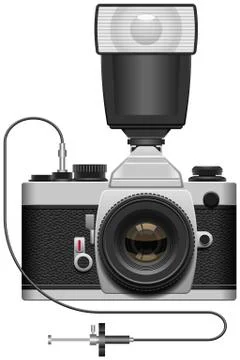 Slr camera Stock Illustration