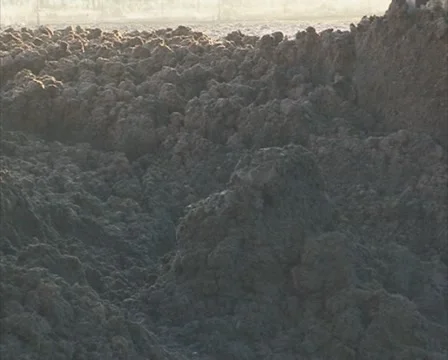 Sludge flop pile dirt Stock Footage 10750135
