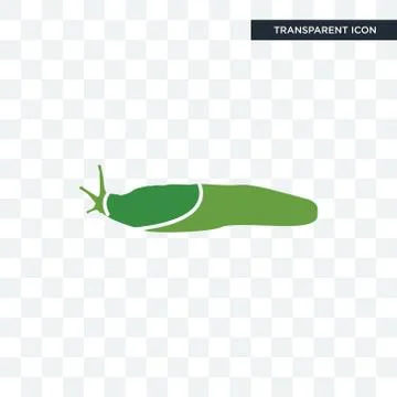 Slug vector icon isolated on transparent background, slug logo design イラスト素材